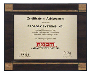 Axiomtek Certificate