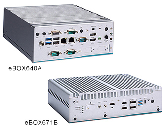 eBOX640A and eBOX671B Fanless Embedded PC