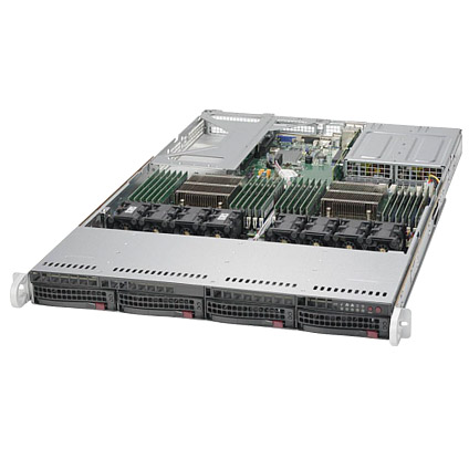 Supermicro Ultra SuperServer 6019U-TR4T w/ 4x 3.5" Drive Bays and 4x 10GBase-T LAN