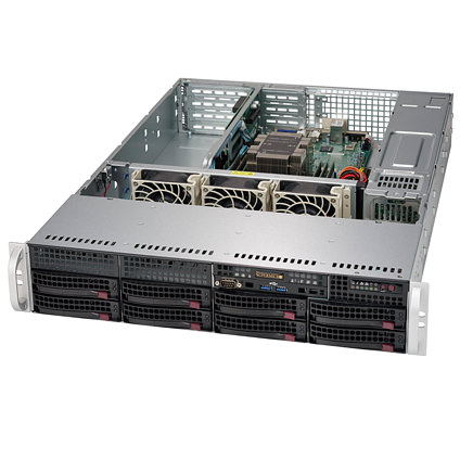 Supermicro SuperServer 5029P-WTR w/ 8x 3.5" SATA 3 Drive Bays and 2x 10GBase-T LAN Ports