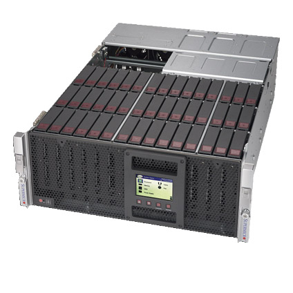 Supermicro SuperStorage Server 6049P-E1CR45L w/ 45x 3.5" SAS3/SATA3 Bays