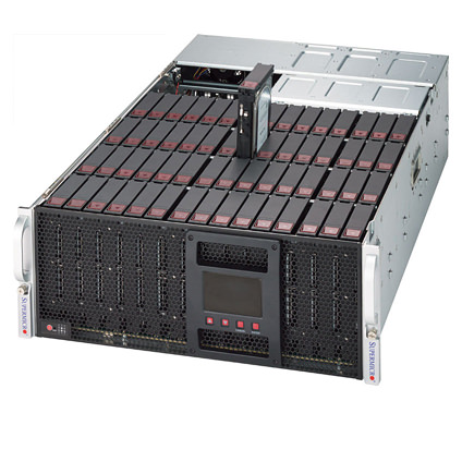 Supermicro SuperStorage Server 6049P-E1CR60L w/ 60x 3.5" SAS3/SATA3 Bays 