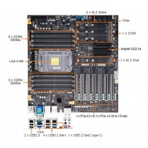 3U Rackmount Computer With Supermicro X12SPA-TF Motherboard