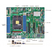 2U Rackmount Computer With Supermicro X13SEI-F Motherboard 