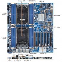 3U Rackmount Computer with GIGABYTE MS73-HB0 Motherboard