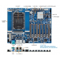 3U Rackmount Computer With Gigabyte MS03-CE0 Motherboard 