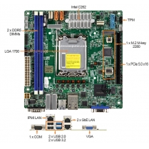 1U Rack Mount Computer with Supermicro X13SCL-IF Motherboard 1U Rack Mount Computer with Supermicro X13SCL-IF Motherboard