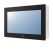 shield 185 stainless steel fanless panel pc side view