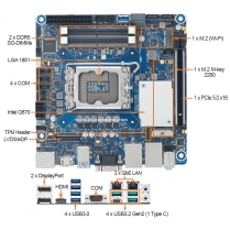 1U Rack Mount Computer with ASUS Q870I-IM-A Motherboard