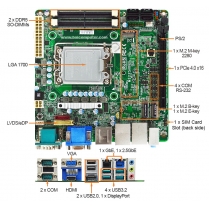 1U Rack Mount Computer with IMB-H610JT2-ITX Motherboard