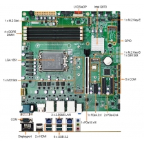 1U Rackmount Computer with IMB-Q870JT2MATX Motherboard