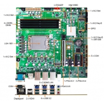 1U Rackmount Computer with IMB-W880JT2MATX Motherboard