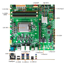 1U Rackmount Computer with IMB-H810JT2MATX Motherboard