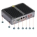 qbix pro rpla1335h a2 fanless embedded computer front io