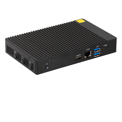 qs n150a fanless embedded computer frontview