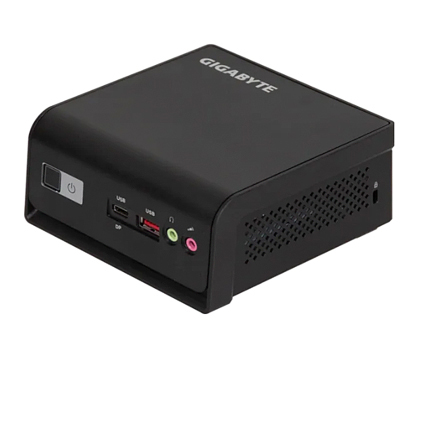 gb btip n250 fanless embedded computer frontview